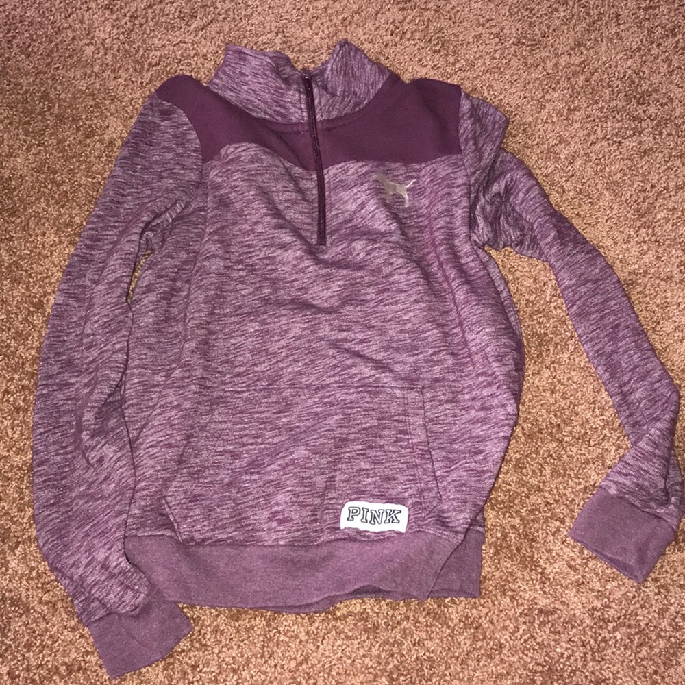 Quarter-Zip Sweatshirt from Pink